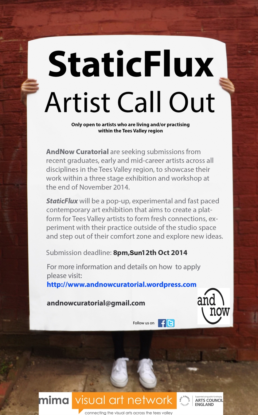 NEW ARTIST CALL OUT POSTER - email